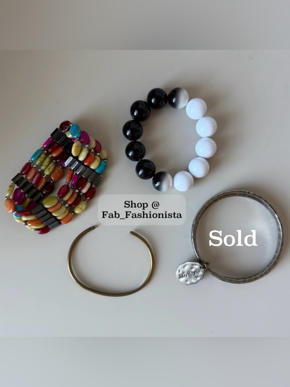 Fashion bracelet bundle 3 piece